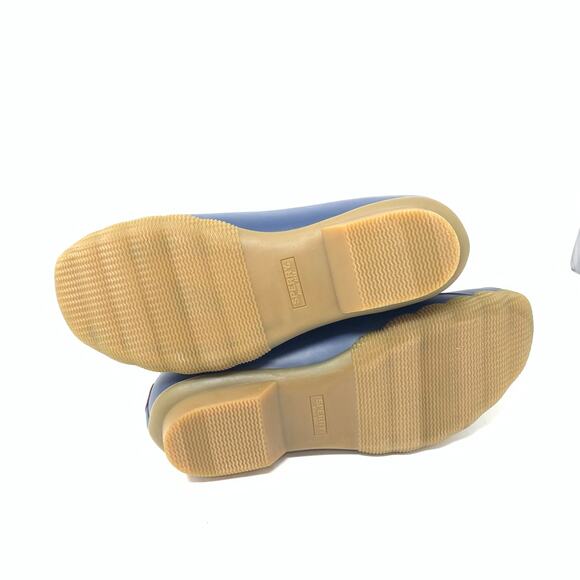 Sperry Saltwater Varsity Duck Winter Ankle Boot Blue Stripe Wool Blend Size 9 - Picture 3 of 8